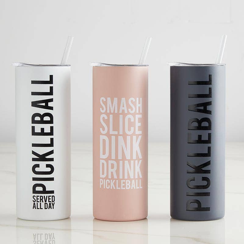 "Smash Slice Pickleball" Tumbler