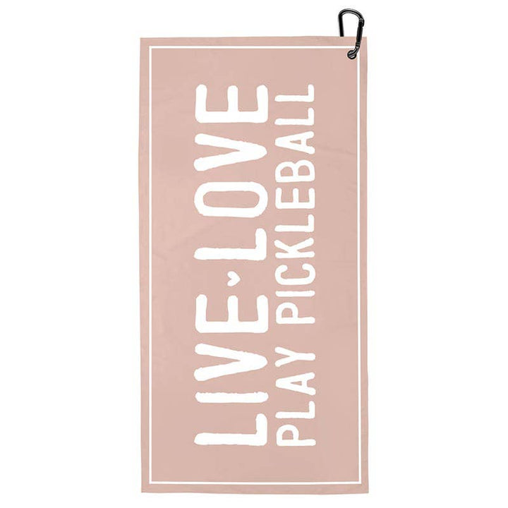 "Live Love Play Pickleball" Sport Towel