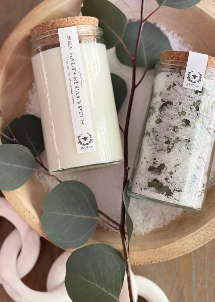 Sea Salt + Eucalyptus : Bath Soak Tube