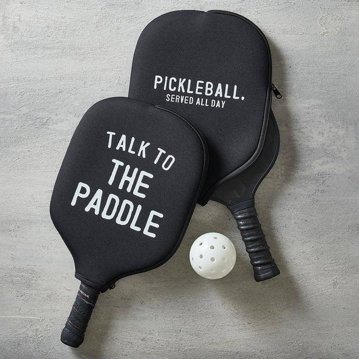 "Talk to the Paddle" Pickleball Paddle Cover