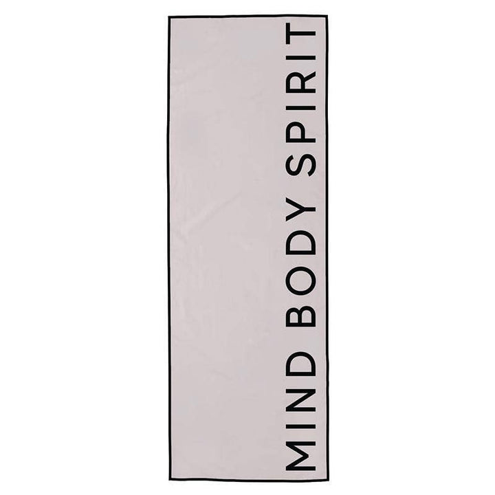 "Mind Body Spirit" Yoga Mat Towel