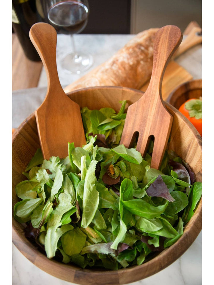 Large Acacia Wood Utensil Set