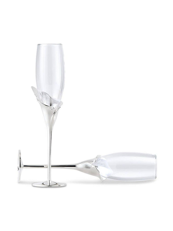Calla Lily Champagne Flute Set