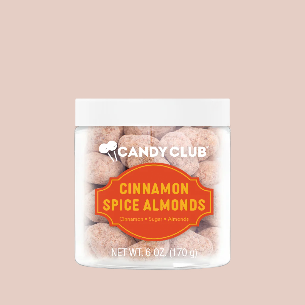 Cinnamon Spice Almonds made with Cinnamon, Sugar and Almonds. 