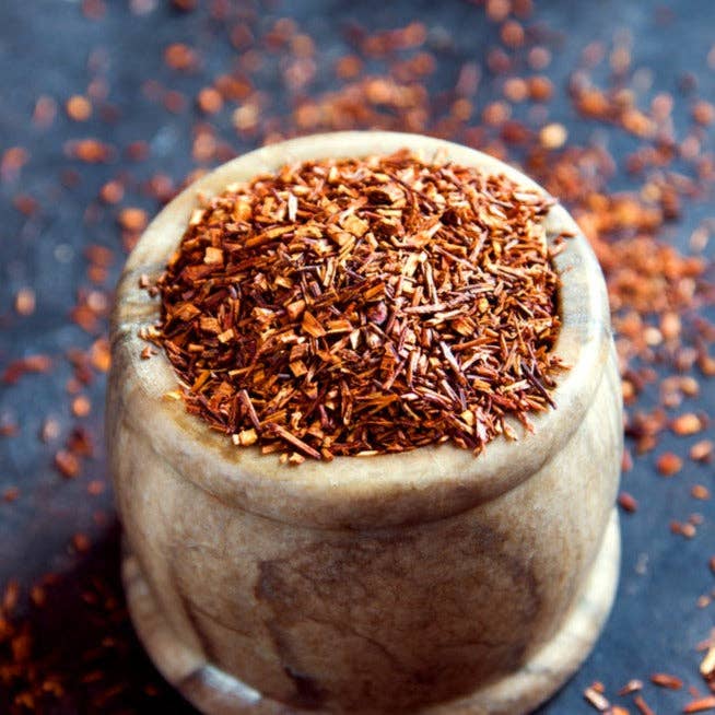 Close-up of South African honeybush tea