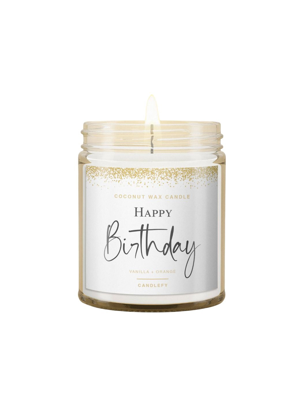 "Happy Birthday" Gift Candle