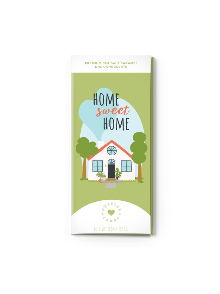 "Home Sweet Home" Card with Chocolate