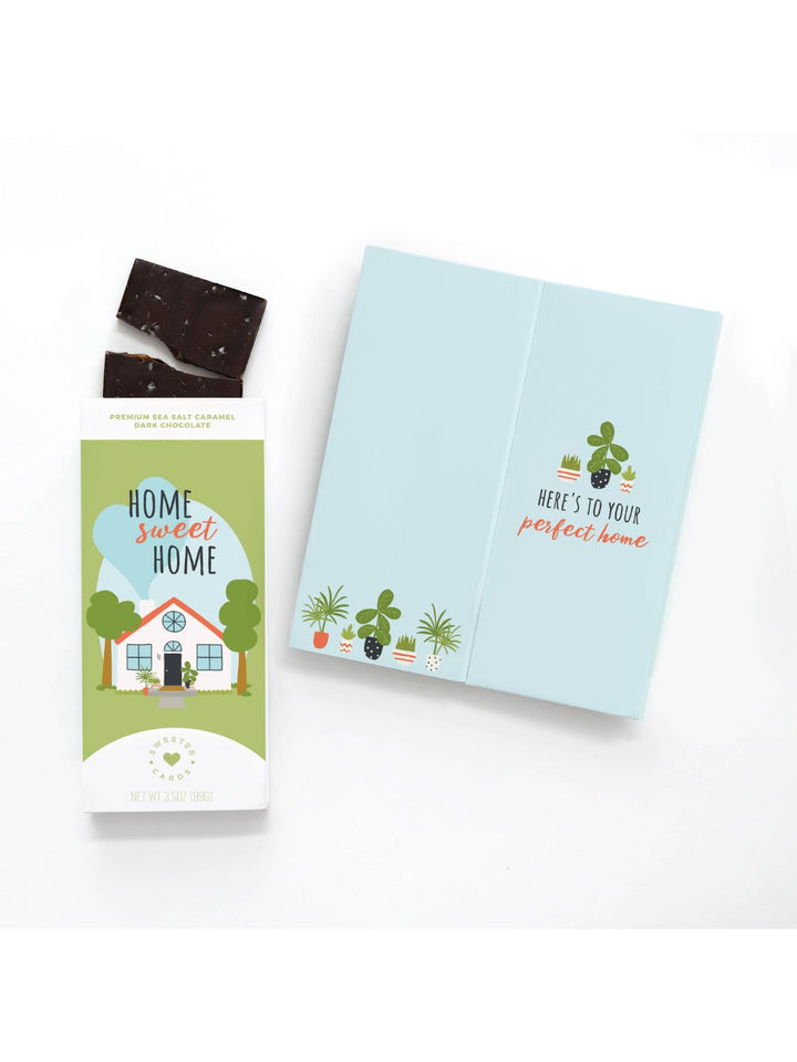 "Home Sweet Home" Card with Chocolate