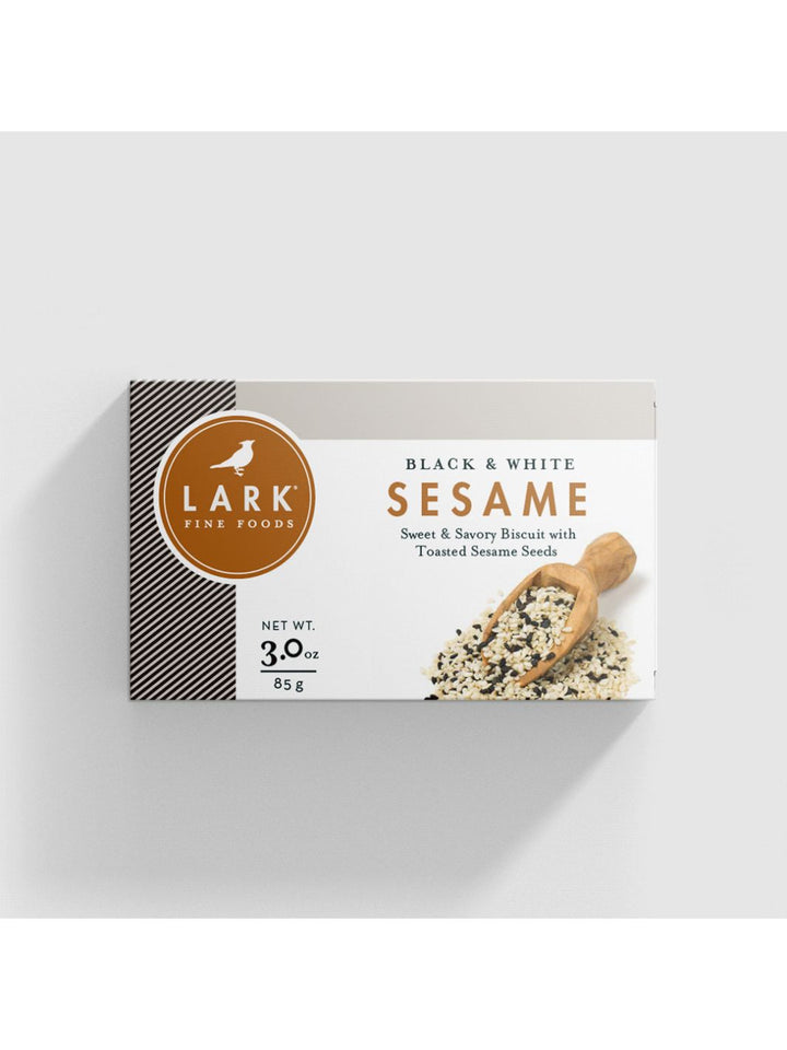 Box of Black & White Sesame Biscuits.