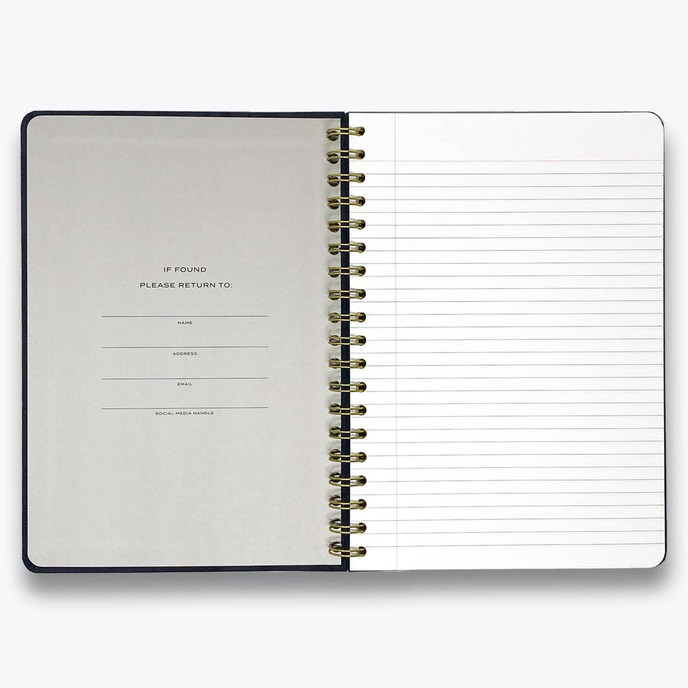 Cream-colored lined pages of the 'Note to Self' Notebook, ideal for journaling or work notes."