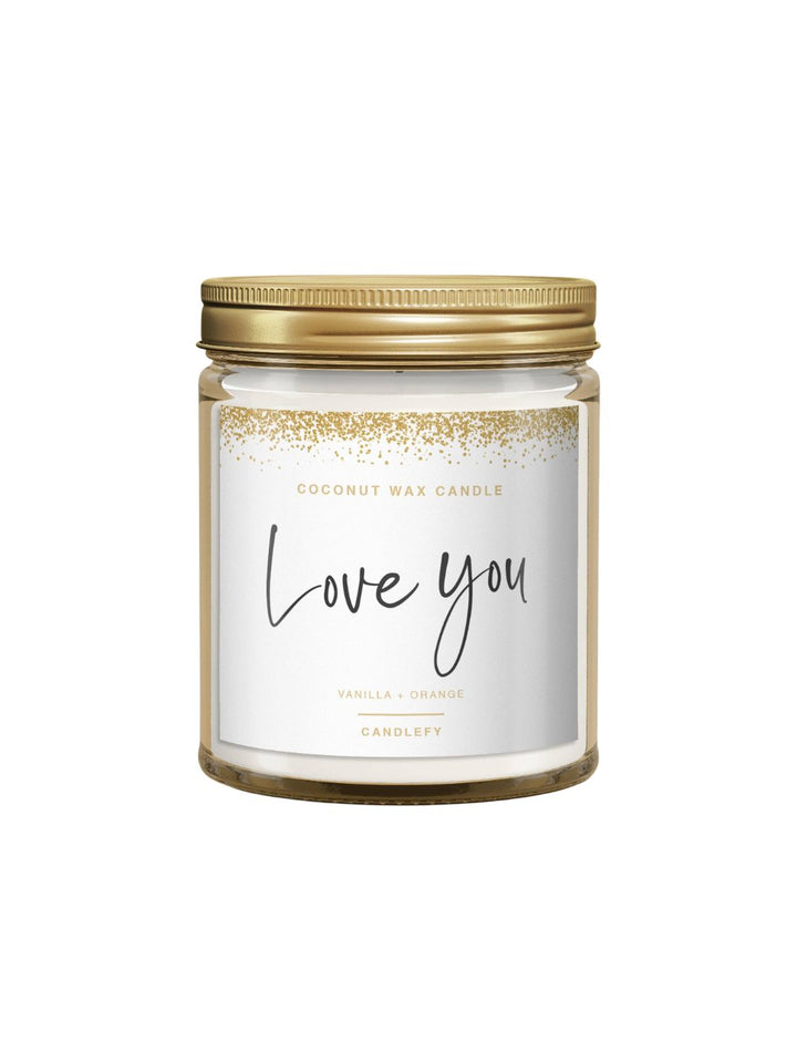 "Love You" Gift Candle