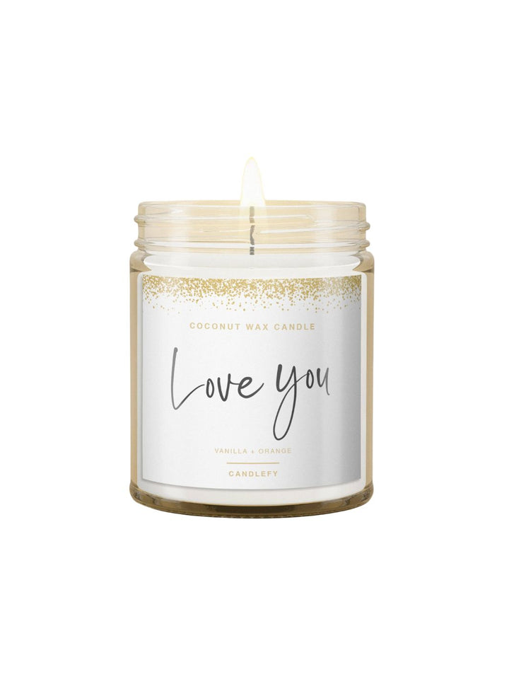 "Love You" Gift Candle