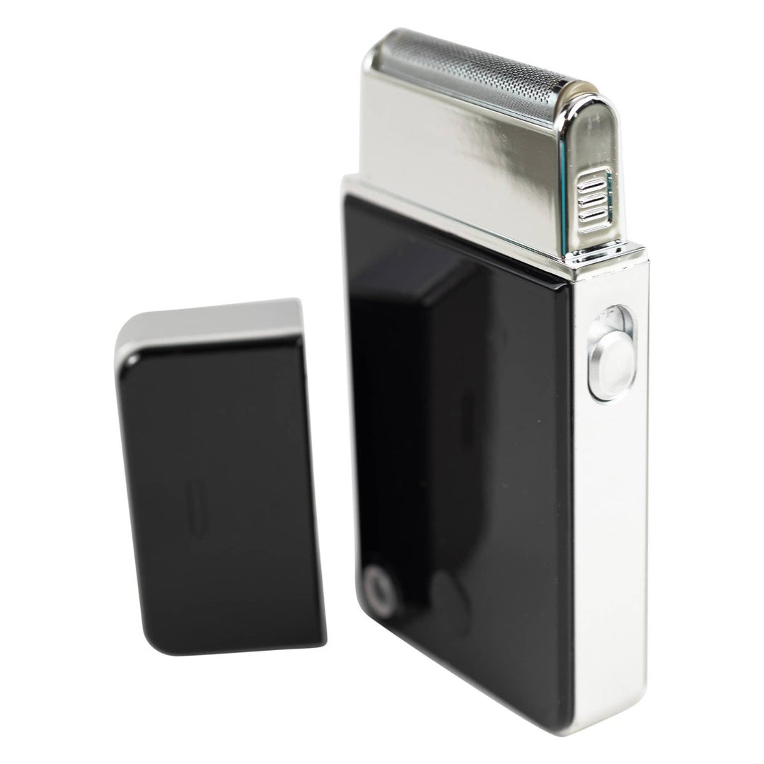 Mad Man iShave USB Charge Razor with sleek black finish and compact design