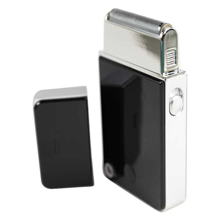 Mad Man iShave USB Charge Razor with sleek black finish and compact design