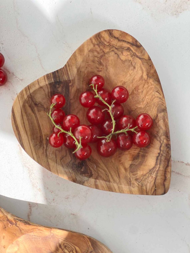 Olive Wood Heart Dish
