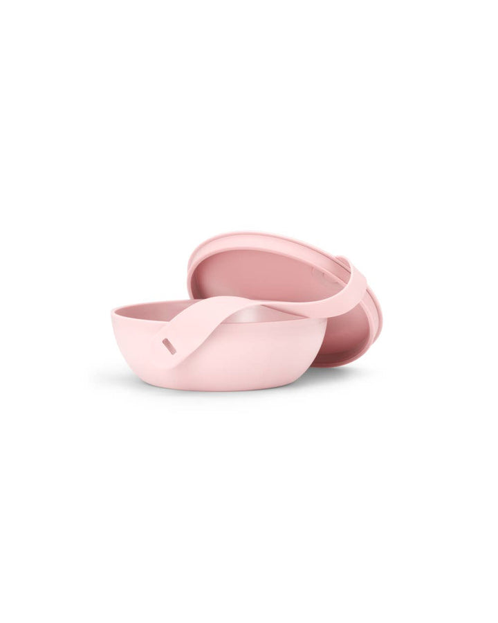 Side view of the Porter Lunch Bowl showing its soft-touch BPA-free plastic and compact design.