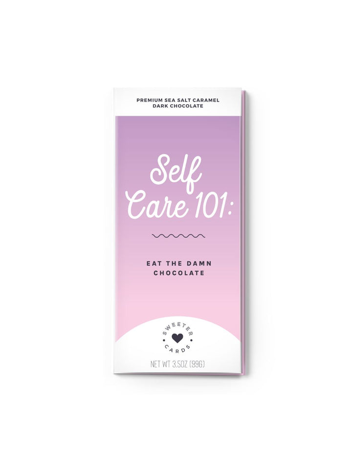 "Self Care 101" Card with Chocolate