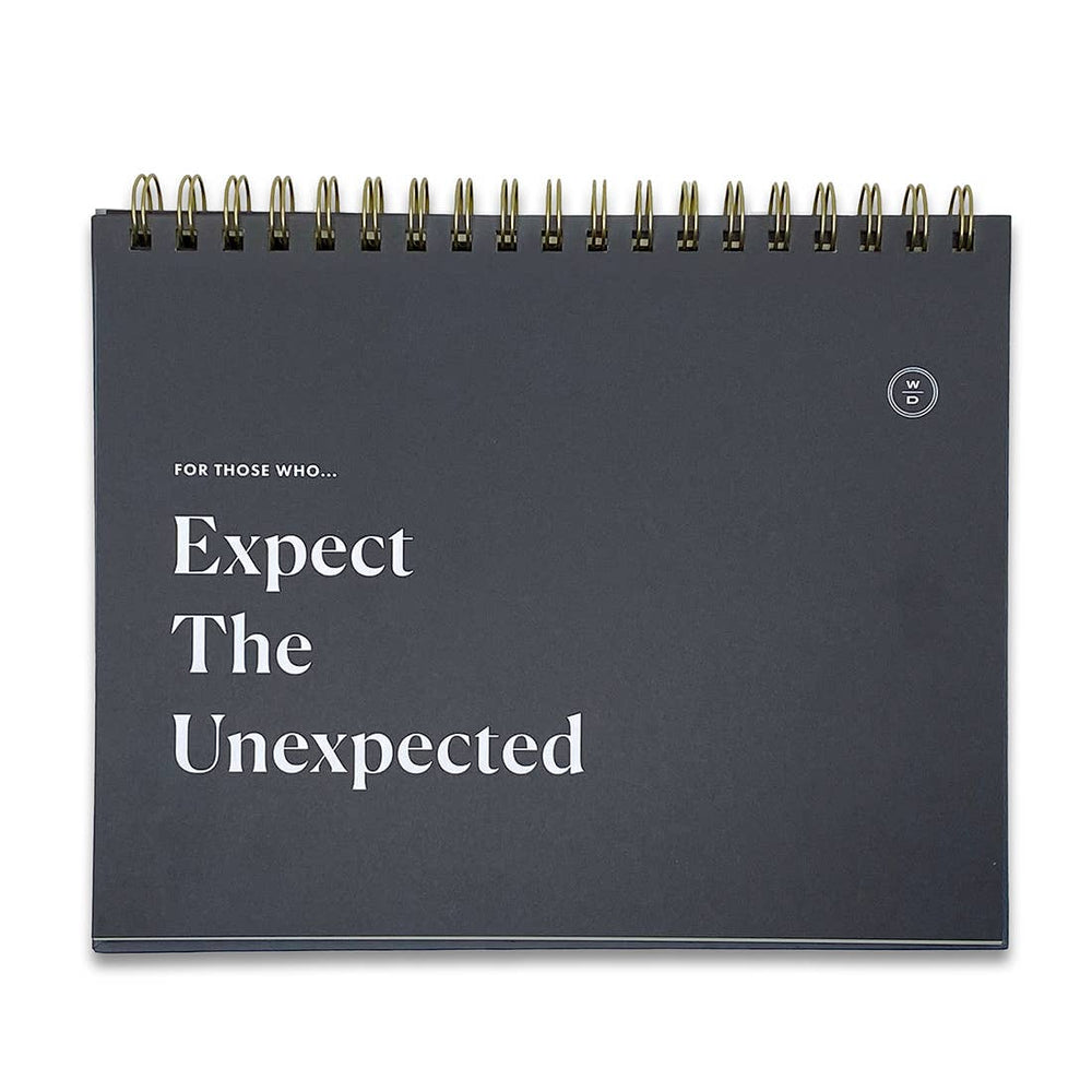 Page states "Expect The Unexpected". 