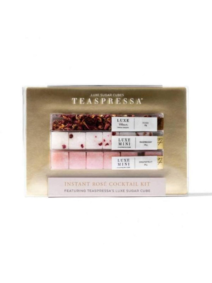 Rose Cocktail Kit includes Luxe Sugar Cubes and Edible Rose Petals