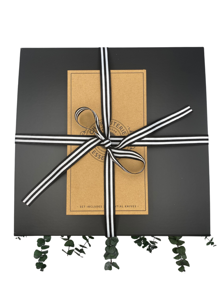 Ultimate Charcuterie Essentials Gift Box Wrapped.