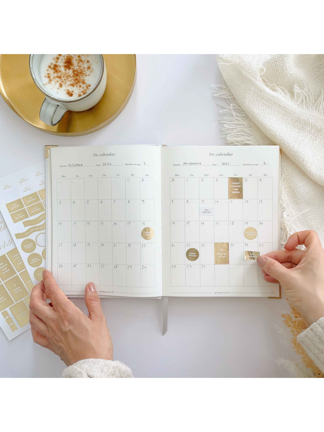 Floral Wedding Planner Book