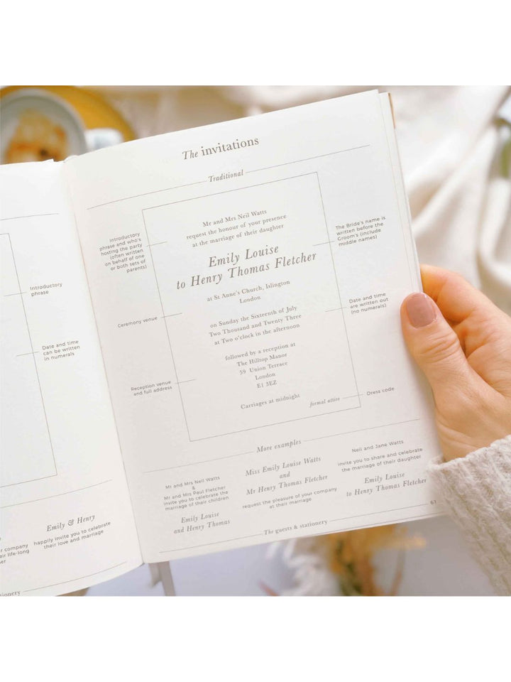 Floral Wedding Planner Book