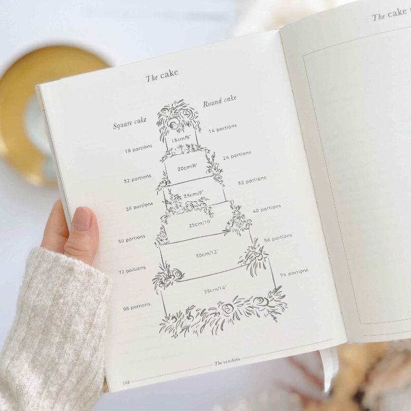 Floral Wedding Planner Book