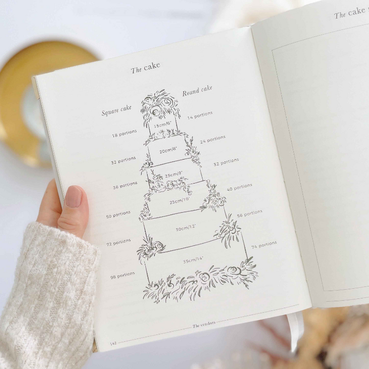 Floral Wedding Planner Book